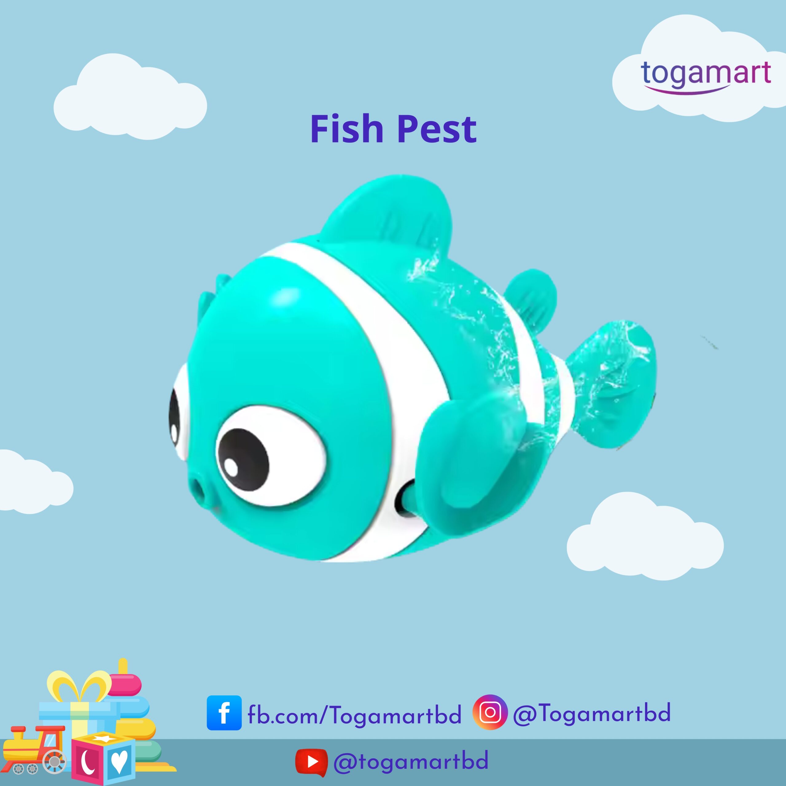 fish-pest Fish Pest-Swimming Toy - Image 1